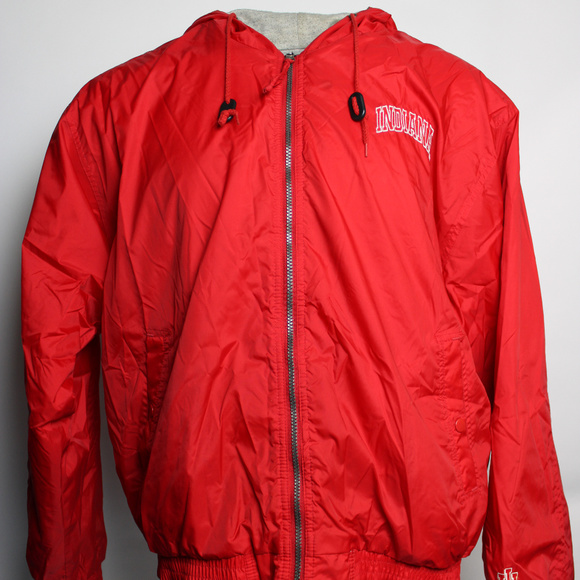 Indiana Hoosiers Long Sleeve Rain Jacket - Picture 1 of 6